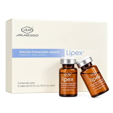 LIPEX Armesso – Solución Corporal Reafirmante y Revitalizante. Caja 5 viales 10 ml